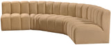Arc Vegan Leather Modular Sofa: Elevate Your Space with Luxurious Comfort and Modern Versatility