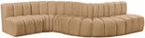 Arc Vegan Leather Modular Sofa – Elevate Your Space with Timeless Sophistication and Versatile Style