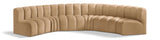 Arc Vegan Leather Modular Sofa - Elevate Your Space with Timeless Luxury and Versatile Design Options