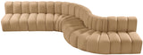 Arc Vegan Leather Modular Sofa - Elevate Your Space with Timeless Luxury and Versatile Comfort Today!