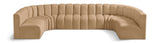 Arc Vegan Leather Modular Sofa - Elevate Your Space with Timeless Luxury and Versatile Design