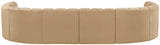 Arc Vegan Leather Modular Sofa - Elevate Your Space with Timeless Luxury and Versatile Design