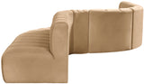 Arc Vegan Leather Modular Sofa - Elevate Your Space with Contemporary Luxury and Versatile Design