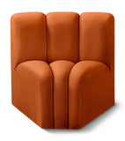 Arc Vegan Leather Curved Corner Chair - Elevate Your Space with Modern Luxury and Timeless Style