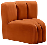 Arc Vegan Leather Curved Corner Chair - Elevate Your Space with Modern Luxury and Timeless Style