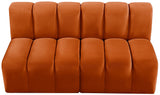 Arc Vegan Leather Modular Sofa - Luxurious Design with Deep Channel Tufting for Chic Interiors