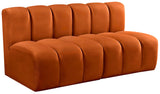 Arc Vegan Leather Modular Sofa - Luxurious Design with Deep Channel Tufting for Chic Interiors