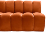 Arc Vegan Leather Modular Sofa - Luxurious Design with Deep Channel Tufting for Chic Interiors