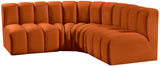Arc Vegan Leather Modular Sofa - Elevate Your Space with Luxurious Design and Versatile Comfort