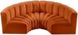 Arc Vegan Leather Modular Sofa - Elevate Your Space with Luxurious Design and Versatile Style Options