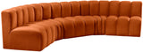 Arc Vegan Leather Modular Sofa: Elevate Your Space with Luxurious Comfort and Modern Versatility