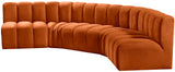 Arc Vegan Leather Modular Sofa: Elevate Your Space with Luxurious Comfort and Modern Versatility