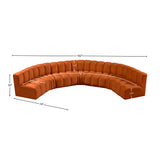 Arc Vegan Leather Modular Sofa – Elevate Your Space with Timeless Elegance and Versatile Design