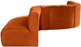 Arc Vegan Leather Modular Sofa - Elevate Your Space with Contemporary Luxury and Versatile Design