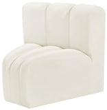 Arc Vegan Leather Curved Corner Chair - Elevate Your Space with Modern Luxury and Timeless Style