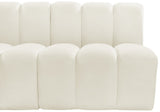 Arc Vegan Leather Modular Sofa - Luxurious Design with Deep Channel Tufting for Chic Interiors