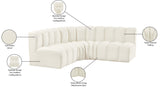 Arc Vegan Leather Modular Sofa - Elevate Your Space with Luxurious Design and Versatile Comfort