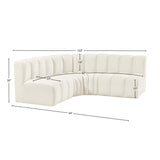 Arc Vegan Leather Modular Sofa - Elevate Your Space with Luxurious Design and Versatile Comfort