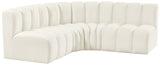 Arc Vegan Leather Modular Sofa - Elevate Your Space with Luxurious Design and Versatile Comfort