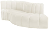 Arc Vegan Leather Modular Sofa – Elevate Your Space with Timeless Luxury and Versatile Design