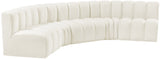 Arc Vegan Leather Modular Sofa: Elevate Your Space with Luxurious Comfort and Modern Versatility