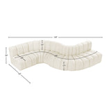 Arc Vegan Leather Modular Sofa – Elevate Your Space with Timeless Sophistication and Versatile Style