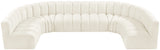 Arc Vegan Leather Modular Sofa - Elevate Your Space with Timeless Luxury and Versatile Design