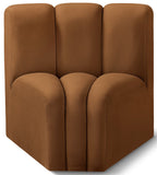 Arc Vegan Leather Curved Corner Chair - Elevate Your Space with Modern Luxury and Timeless Style