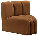 Arc Vegan Leather Curved Corner Chair - Elevate Your Space with Modern Luxury and Timeless Style