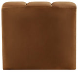 Arc Vegan Leather Curved Corner Chair - Elevate Your Space with Modern Luxury and Timeless Style