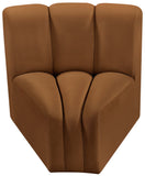 Arc Vegan Leather Curved Corner Chair - Elevate Your Space with Modern Luxury and Timeless Style