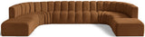 Arc Vegan Leather Modular Sofa – Elevate Your Space with Timeless Sophistication and Versatile Style