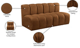 Arc Vegan Leather Modular Sofa - Luxurious Design with Deep Channel Tufting for Chic Interiors