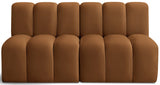Arc Vegan Leather Modular Sofa - Luxurious Design with Deep Channel Tufting for Chic Interiors