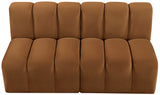 Arc Vegan Leather Modular Sofa - Luxurious Design with Deep Channel Tufting for Chic Interiors