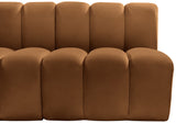 Arc Vegan Leather Modular Sofa - Luxurious Design with Deep Channel Tufting for Chic Interiors