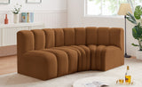 Arc Vegan Leather Modular Sofa - Modern Elegance with Deep Channel Tufting for Versatile Living Spaces