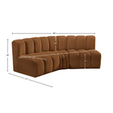 Arc Vegan Leather Modular Sofa - Elevate Your Space with Contemporary Luxury and Versatile Design