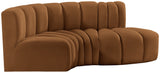 Arc Vegan Leather Modular Sofa - Luxurious, Versatile Design Perfect for Chic Living Spaces and More