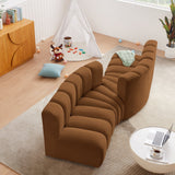 Arc Vegan Leather Modular Sofa - Elevate Your Space with Timeless Sophistication and Versatile Design