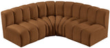 Arc Vegan Leather Modular Sofa - Elevate Your Space with Luxurious Design and Versatile Comfort