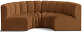 Arc Vegan Leather Modular Sofa - Elevate Your Space with Luxurious Design and Versatile Style Options