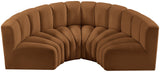 Arc Vegan Leather Modular Sofa - Elevate Your Space with Luxurious Design and Versatile Style Options