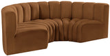 Arc Vegan Leather Modular Sofa - Elevate Your Space with Luxurious Design and Versatile Style Options