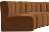 Arc Vegan Leather Modular Sofa - Elevate Your Space with Luxurious Design and Versatile Style Options