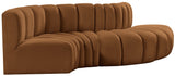 Arc Vegan Leather Modular Sofa – Elevate Your Space with Timeless Luxury and Versatile Design