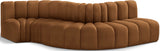 Arc Vegan Leather Modular Sofa – Elevate Your Space with Modern Luxury and Versatile Design Options