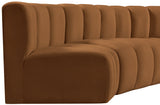 Arc Vegan Leather Modular Sofa – Elevate Your Space with Timeless Sophistication and Versatile Style