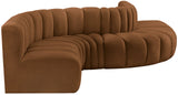 Arc Vegan Leather Modular Sofa – Elevate Your Space with Timeless Sophistication and Versatile Style