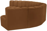 Arc Vegan Leather Modular Sofa – Elevate Your Space with Timeless Elegance and Versatile Design
